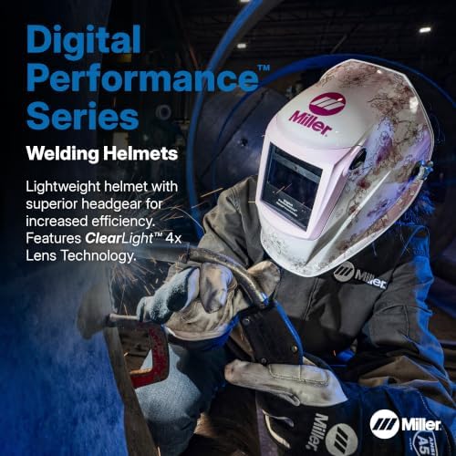 Miller Digital Performance™ Welding Helmet, ClearLight™ 4x, Black