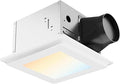 Amico Bathroom Exhaust Fan with Light, 110 CFM, 1.0 Sones, 5CCT, Easy Retrofit without Attic Access, Adjustable Bathroom Fan with light, Quiet Operation, ETL & FCC Certified