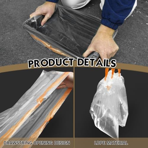 ROLLINGDOG 12 inch Disposable Paint Tray Liners
