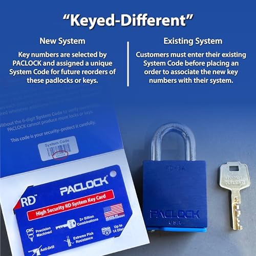 PACLOCK's 80-Series Trailer Hitch Lock, High Security Rotating Disc, YK-2" Pin for Yakima Bike Racks, U-Pick! Keyed Alike w/ 1 Key, Black