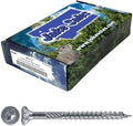 Jake Sales #9 x 2 Silver Star Stainless Steel Wood Screw Torx/Star Drive Head - Grade 300 Series Stainless Steel Torx/Star Drive Wood Screws - (5 POUNDS - 665 Approx. Screw Count)