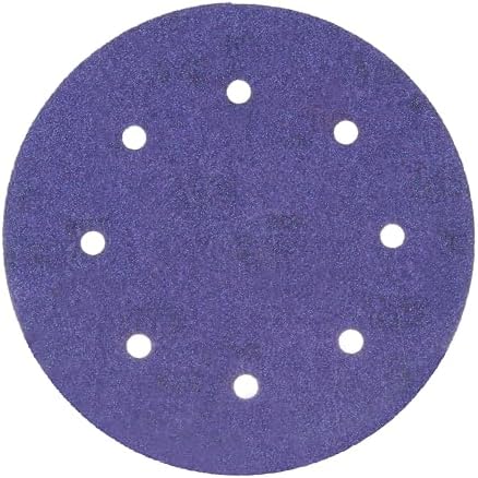 Cubitron II 3M Hookit Clean Sanding Abrasive Disc 31376, 8 in, 80+ Grade, Pack of 25 Discs, Virtually Dust-Free, High Performance, Long Lasting, Multi-Hole Pattern, Feather Edging, Stock Removal