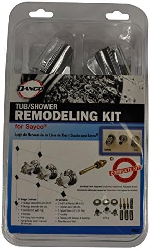 DANCO Tub and Shower 3-Handle Remodeling Trim Kit for Sayco, Chrome (39620)