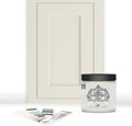ALL-IN-ONE Paint by Heirloom Traditions, Manor House (Creamy Warm White), 8oz Sample - Durable cabinet and furniture paint. Built in primer and top coat, no sanding needed. Includes our 30 featured