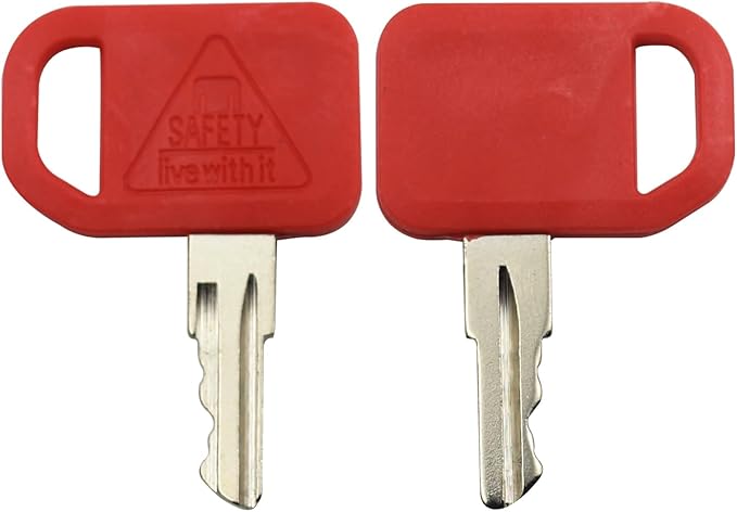 AT195302 6PCS Ignition Keys AR51481 Replacement for Jo-hn Deere Heavy Equipment Loader Backhoe Loader Tractors 1200 210C 310A 310C 410B 550B 700H 1050J 210LJ 250D 460E 410C 710D