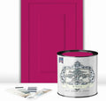 ALL-IN-ONE Paint by Heirloom Traditions, B-Sassy (Rich Raspberry), Quart - Durable cabinet and furniture paint. Built in primer and top coat, no sanding needed. Includes our 30 featured color card.