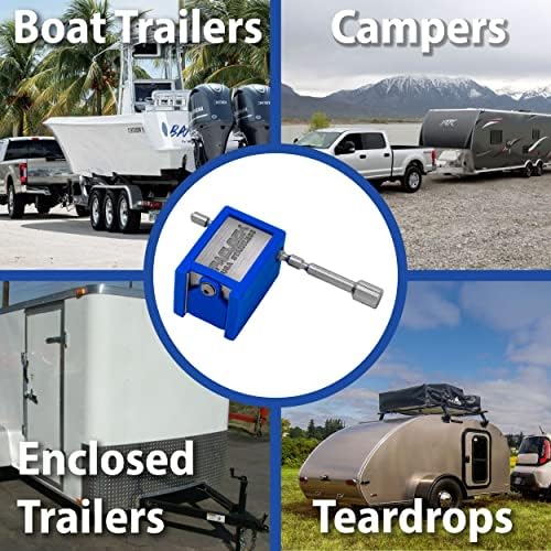 PACLOCK's 79-Series Universal Trailer Lock, UCS, Standard Pin, High Performance 6-Pin Cylinder, One Lock Keyed to a Number U-Pick! w/ 2 Keys, Silver