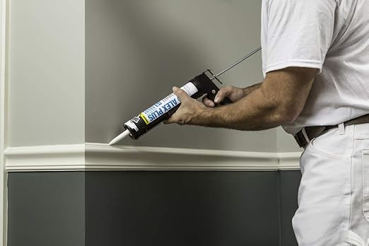 DAP Acrylic Latex Caulk with Silicone, White | Alex Plus | 10.1oz | Pack of 2