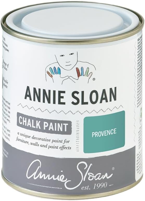 Annie Sloan Chalk Paint® (Provence, 500 ml/16.9 Fl Oz) a unique decorative paint for furniture, cabinets and home décor with no sanding or priming
