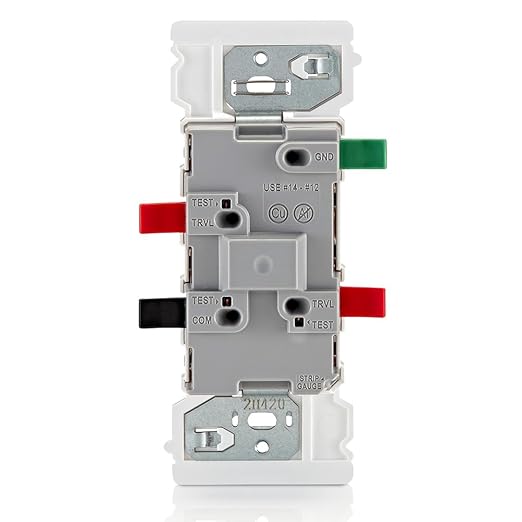 Leviton Lever Edge 15 Amp 3-Way Rocker Switch, E5603-MW, White | (Pack of 40)