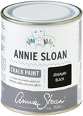 Annie Sloan Chalk Paint® (Athenian Black, 500 ml/16.9 Fl Oz) a unique decorative paint for furniture, cabinets and home décor with no sanding or priming