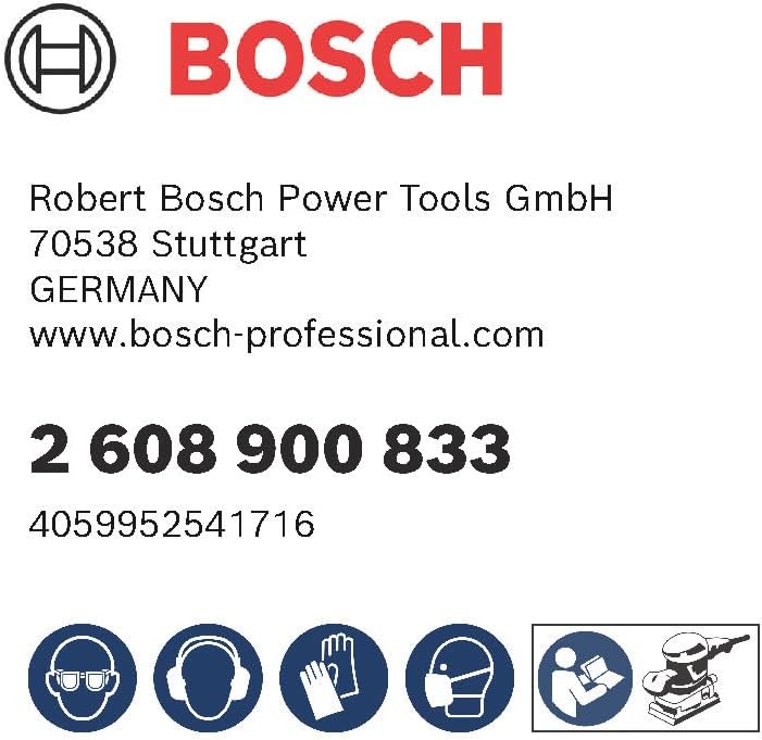 Bosch Professional 10x Expert C470 Sandpaper (for Hardwood, Paint on Wood, 93x230 mm, Grit 40, Accessories Orbital Sander)