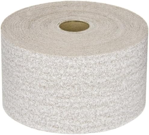 Norton A275OP PSA Adhesive Sandpaper Roll, 100 Grit Sandpaper, Woodworking and Automotive Sand Paper, 2-3/4 Inch Wide, Continuous Roll of 30 Yards