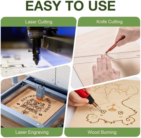Rowood 10 Pack Walnut Plywood 1/8,12x12x1/8inch,3mm Thick Unfinished Wood for Laser Cutting and Engraving,DIY Ornaments,Wood Burning,Models Drawing