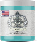 ALL-IN-ONE Paint by Heirloom Traditions, Amalfi (Agua Blue), 8oz Sample - Durable cabinet and furniture paint. Built in primer and top coat, no sanding needed. Includes our 30 featured color card.