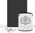 ALL-IN-ONE Paint by Heirloom Traditions, Weathervane (Charcoal), Gallon - Durable cabinet and furniture paint. Built in primer and top coat, no sanding needed. Includes our 30 featured color card.