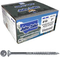 #10 x 3 Silver Star Stainless Steel Wood Screw Torx/Star Drive Head - Grade 305 Stainless Steel Torx/Star Drive Wood Screws -(Full Box - 1,500 Approx. Screw Count)
