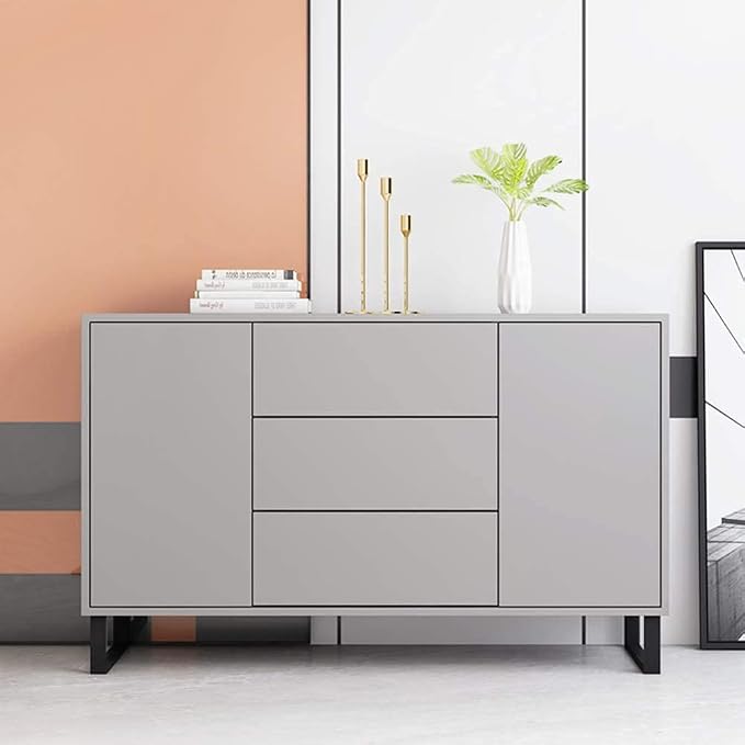 Gray Self-Adhesive Wallpaper SelfA-dhesive Film Stick Paper | Easy to Apply Peel and Stick Wallpaper Shelf Liner Table and Door Reform Wall paper 15.75 Inch by 393.7 inch