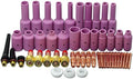 RIVERWELD TIG Gas Lens Collet Body Ceramic Cup 45V 10N 54N 57Y kit 50pcs