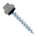 Fasteners Plus ST Fastening ZXL Type 17 Woodbinder Metal-to-Wood #12 X 1-1/2" Ash Gray Screws with EPDM Rubber Washer, 250-Count - Designed for Metal Roofing and Siding Panels