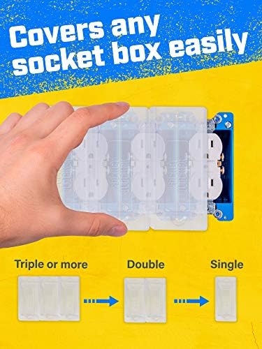 – The Smarter Outlet Cover for Drywall & Painting – Better Than Tape for Remodeling & DIY Projects - 30 Pack
