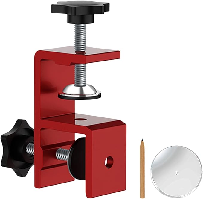 0-25mm Woodwork Clamp Closure Scriber Wardrobe Marking Clamping Jig Aluminum Alloy Fixing Clip for Carpentry Woodworking