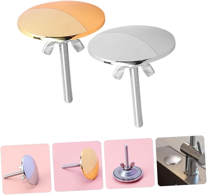 OSALADI 10pcs Sink Hole Cover Kitchen Faucet Hole Stoppers for Bathroom and Kitchen Sinks