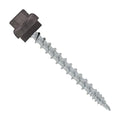 Fasteners Plus ST Fastening ZXL Woodbinder Metal-to-Wood #10 x 2 Charcoal Gray Screws with EPDM Rubber Washer, 250-Count - Designed for Metal Roofing and Siding Panels