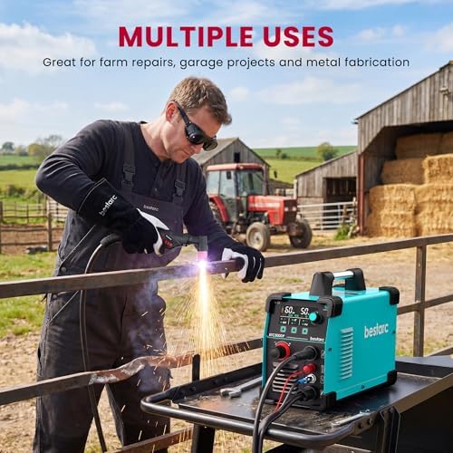 Bestarc 50A Plasma Cutter, Non-Touch HF Pilot Arc, 110/220V Dual Voltage