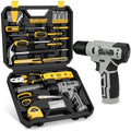 139-Piece Home Tool Kit with 8V Cordless Drill and Storage Case