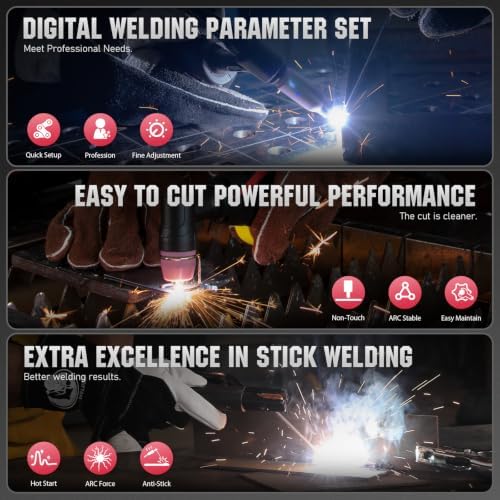 YESWELDER 5-in-1 TIG Welder & Plasma Cutter, 110/220V CT-520