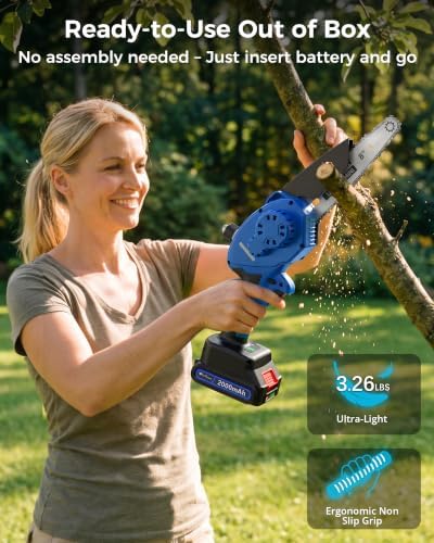 8 inch Mini Chainsaw with 1000W Brushless Motor