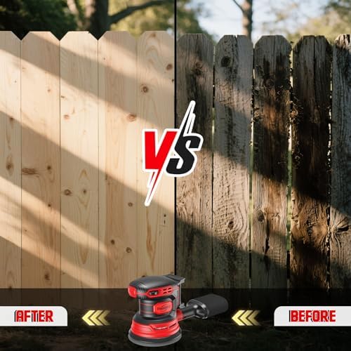 Cordless Orbital Sander Compatible For Milwaukee 18V With Dust Collector
