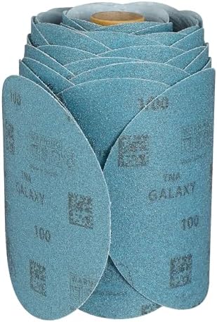 Mirka Galaxy Sandpaper PSA Linkroll 5 inch Grit 120 100 Discs