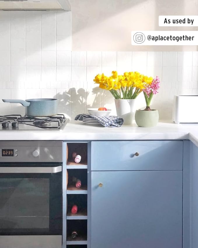 Annie Sloan Chalk Paint® (Louis Blue, 120 ml/4.06 Fl Oz) a unique decorative paint for furniture, cabinets and home décor with no sanding or priming