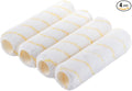 Bates- Paint Roller Covers, 9", Yellow Stripes, 4 Pack, Covers for Paint Rollers 9 Inch, 9 Inch Paint Roller Covers, Paint Roller Cover, Paint Roller Covers 9 Inch, Large Paint Roller Covers
