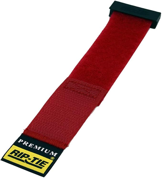 RIP-TIE 1 x 21.5 Rip-Lock CableWrap Cable Tie Perfect for Heavy Duty Cables 10 Pack Red