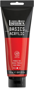 Liquitex BASICS Acrylic Paint, 250ml (8.5-oz) Tube, Pyrrole Red