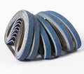 3/8 x 13 Inch Zirconia Sanding Belts, 40PCS Assorted Grits (#40/#60/#80/#120), for Metal Polishing, Rust Removal, and Woodworking