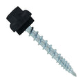 Fasteners Plus ST Fastening ZXL Woodbinder Metal-to-Wood #10 x 1-1/2" Black Screws with EPDM Rubber Washer, 250-Count - Designed for Metal Roofing and Siding Panels