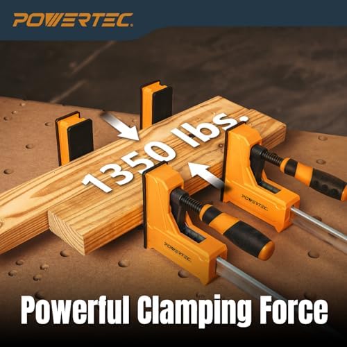 POWERTEC 71719 Parallel Clamp Kit (2 of 24" and 2 of 48"), 4PK