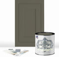 ALL-IN-ONE Paint by Heirloom Traditions, Moss (Earthy Olive Green), Quart - Durable cabinet and furniture paint. Built in primer and top coat, no sanding needed. Includes our 30 featured color card.