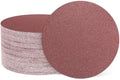 HARFINGTON 50 Pcs 7 Inch Sanding Discs 80 Grit Red Aluminum Oxide
