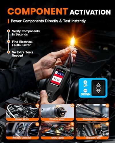 PB100 Automotive Power Circuit Probe, 12-24V Electrical Short & Open Finder