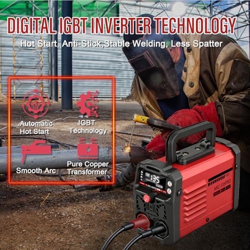 MMA-135PRO Stick Welder 110V, Lift TIG 2-in-1 Mini Welder for DIY