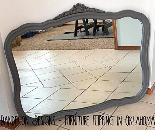 Chalky Chicks 16 Fl Oz Matte Nailed It (Blueish Gray) Chalk Paint for Furniture Without Sanding - No Prep Furniture Paint No Sanding All in One for Crafts, Walls, Cabinet, Metal, Dresser, Farmhouse