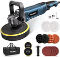 Buffer Polisher, 6 Inch/7 Inch 1600W Rotary Car Buffer Polisher Waxer, 7 Variable Speed 1000-3500 RPM, Detachable Handle for Car, Polishing, Waxing