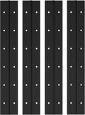 EPHECH 4PCS 12Inch Black Continuous &Piano Hinge, Heavy Duty Stainless Steel 304 Continuous Hinges Piano Boat Hinges, 0.04" Thickness Folding Cabinet Door Butt Hinge
