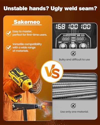 SakerNeo Portable Handheld Welding Machine 110V with IGBT Inverter