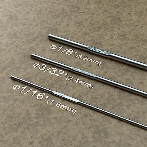 ER308L 1/8" x 16" 5LB Stainless Steel TIG Welding Wire Filler Rod